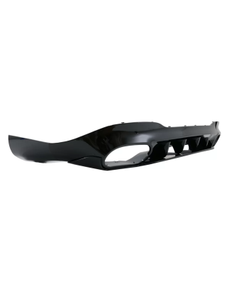 Diffusore posteriore and Terminali di scarico Silver compatibile con Mercedes CLA X118 Shooting Brak