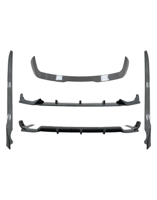 Aero Kit carrozzeria compatibile con BMW X7 G07 (2018-2022) M-Tech nero Knight design fibra di carbo