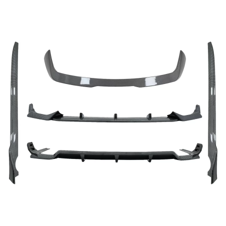 Aero Kit carrozzeria compatibile con BMW X7 G07 (2018-2022) M-Tech nero Knight design fibra di carbo