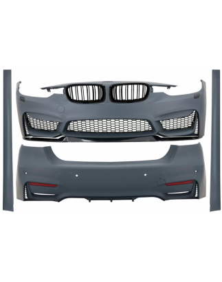 Kit carrozzeria con Central Grilles Kidney doppia striscia compatibile con BMW 3 Serie F30 (2011-201