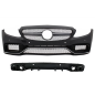 Paraurti anteriore con Diffusore Double Outlet and Terminali di scarico compatibile con Mercedes C-C