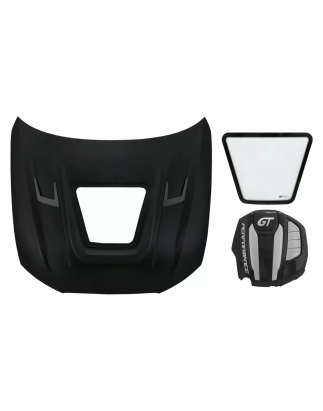 Cofano Cofano con Engine Cover compatibile con Audi A6 C7 4G (2012-2018) GT design (Cod. K-HDAUA64G)