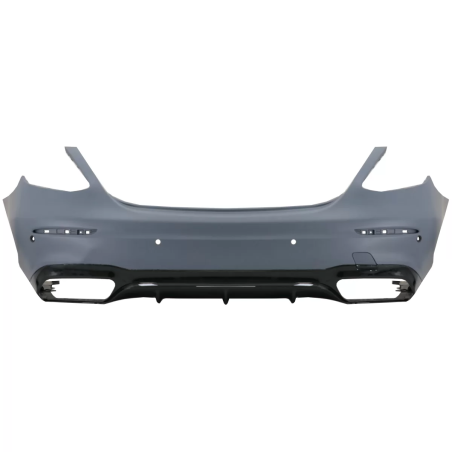 Paraurti posteriore con Terminali di scarico cromato compatibile con Mercedes Classe E W213 (2016-20