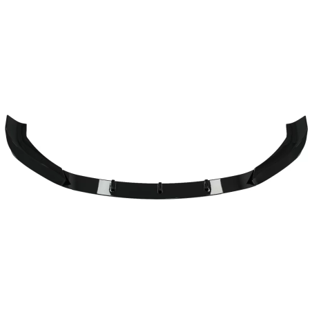 Spoiler paraurti anteriore Lip compatibile con BMW X1 SUV F48 Pre-LCI (2015-2019) nero lucido (Cod. 