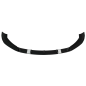 Spoiler paraurti anteriore Lip compatibile con BMW X1 SUV F48 Pre-LCI (2015-2019) nero lucido (Cod. 