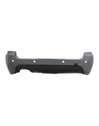 Paraurti posteriore con Exhaust Terminali di scarico Matte fibra di carbonio compatibile con BMW 5 S