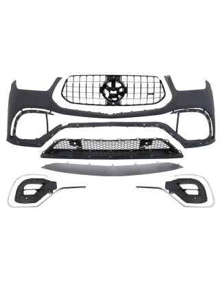 Paraurti anteriore compatibile con Mercedes GLE SUV W167 GLE C167 (2019-2023) (Cod. K-FBMBGLEW167)