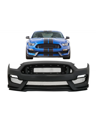 Paraurti anteriore compatibile con Ford Mustang Mk6 VI Sixth Generation (2015-2017) GT350 design (Co