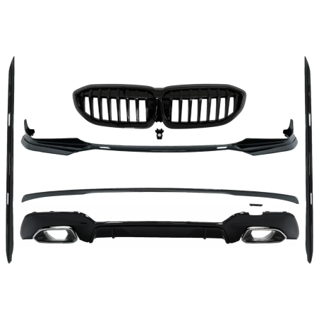 Kit carrozzeria completo Extensions compatibile con BMW 3 Serie G20 Berlina (2018-2022) M340i design