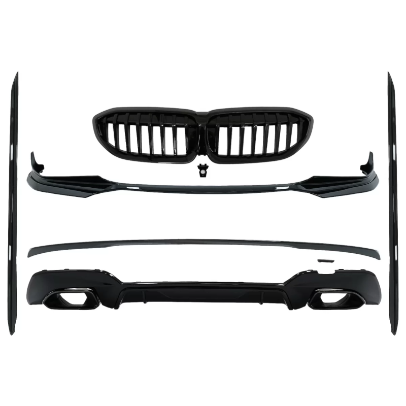 Kit carrozzeria completo Extensions compatibile con BMW 3 Serie G20 Berlina (2018-2022) M340i design