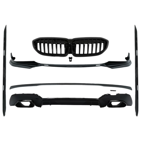 Kit carrozzeria completo Extensions compatibile con BMW 3 Serie G20 Berlina (2018-2022) M340i design
