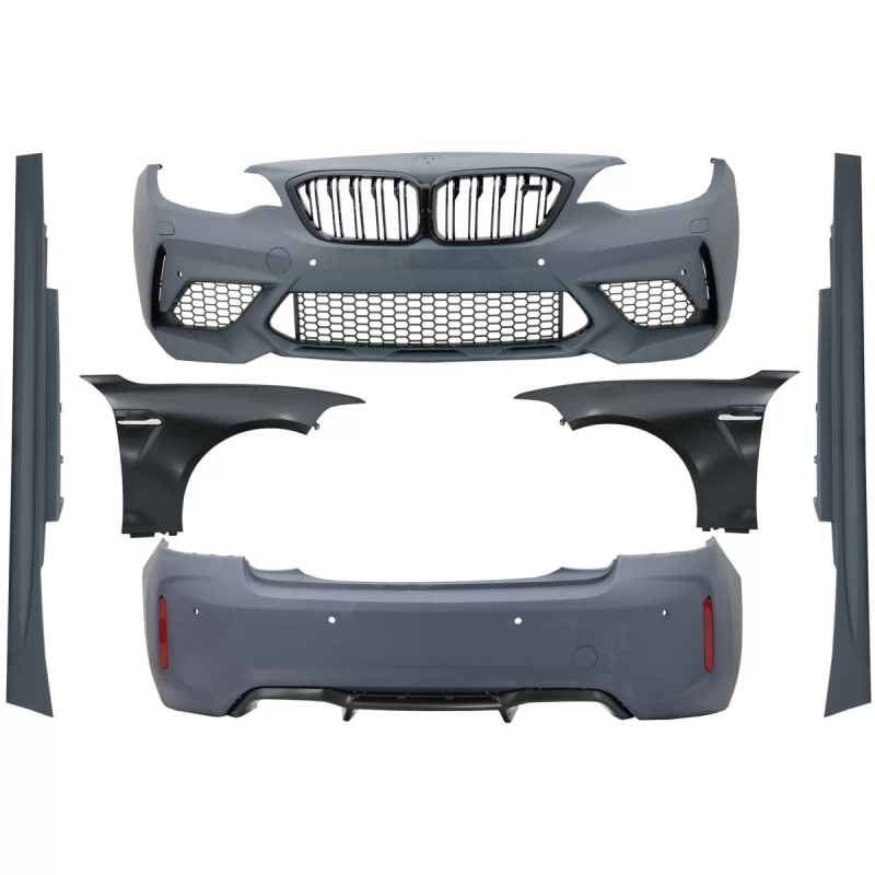 Kit carrozzeria compatibile con BMW 2 Serie F22 F23 Cabrio (2014-2017) M2C design (Cod. K-CBBMF22M2C