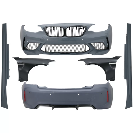 Kit carrozzeria compatibile con BMW 2 Serie F22 F23 Cabrio (2014-2017) M2C design (Cod. K-CBBMF22M2C