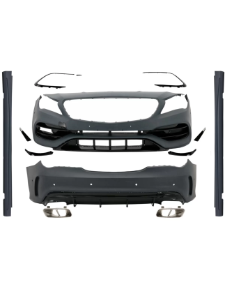 Kit carrozzeria completo compatibile con Mercedes CLA C117 W117 (2013-2018) Facelift CLA45 design (C