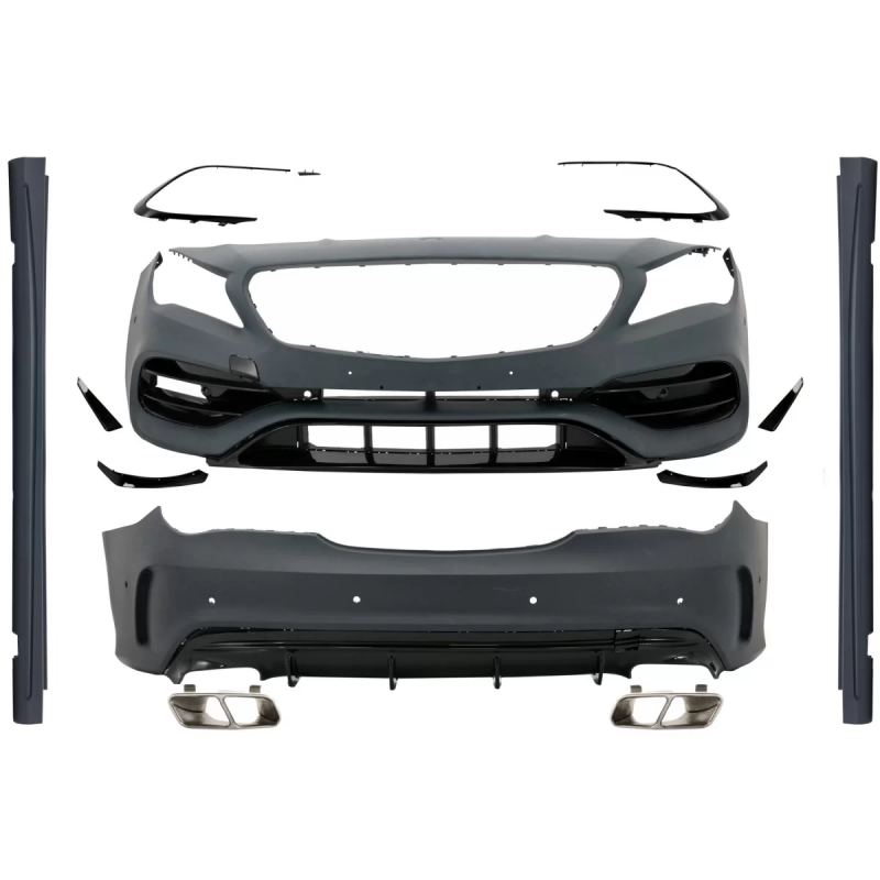 Kit carrozzeria completo compatibile con Mercedes CLA C117 W117 (2013-2018) Facelift CLA45 design (C