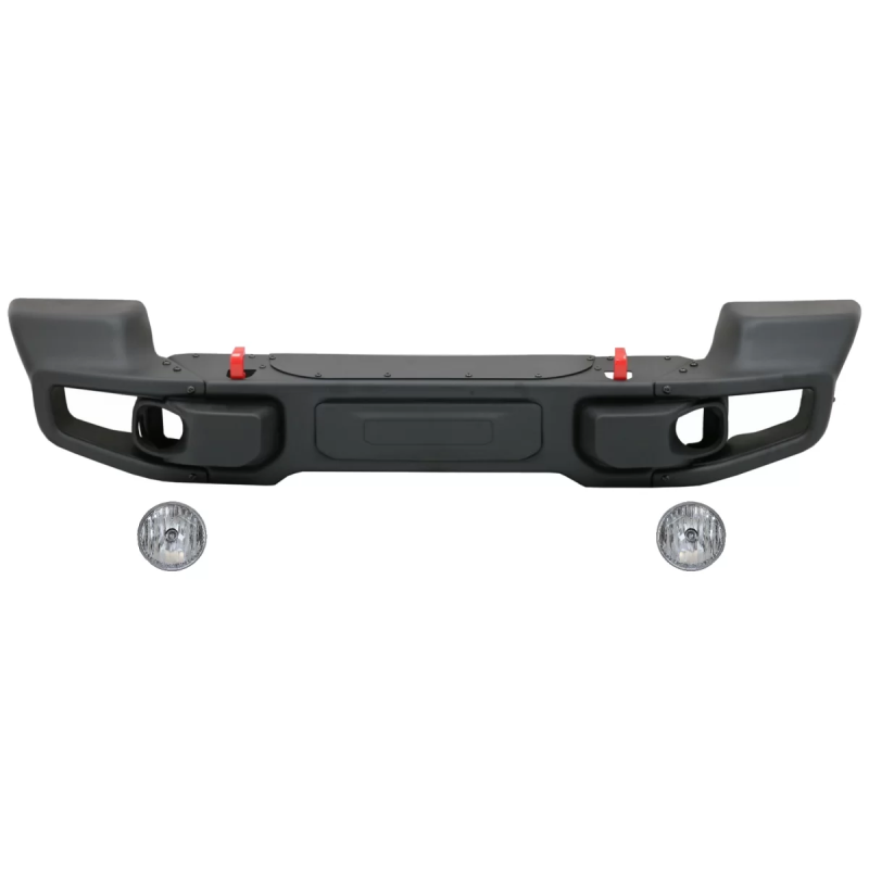 Metal Paraurti anteriore compatibile con JEEP Wrangler Rubicon JK (2007-2017) 10th Anniversary Hard 