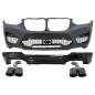 Kit carrozzeria completo compatibile con BMW X4 SUV G02 (2018-in poi) M Sport Package (Cod. K-CBBMX4