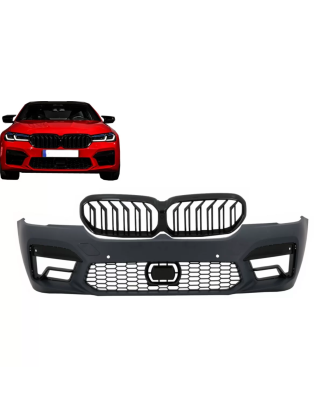 Paraurti anteriore compatibile con BMW 5 Serie G30 G31 LCI (07.2020-in poi) design M5 (Cod. K-FBBMG3