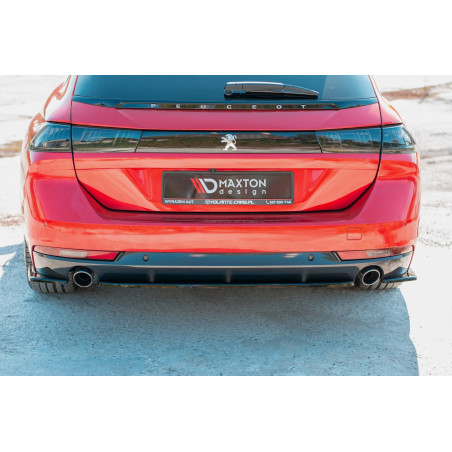 Splitter posteriore(senza barre verticali) Peugeot 508 Petrol Mk2 (Cod. M-PE-508-2-GT-SW-RD1G)