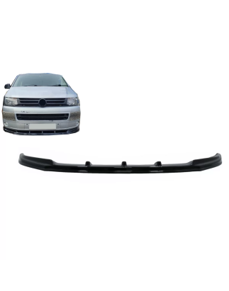 Paraurti anteriore Lip Extension Spoiler compatibile con VW Transporter Multivan Caravelle T5 Faceli