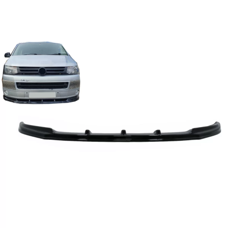 Paraurti anteriore Lip Extension Spoiler compatibile con VW Transporter Multivan Caravelle T5 Faceli