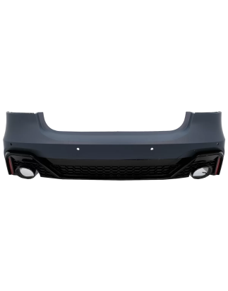 Paraurti posteriore compatibile con Audi A7 4K8 Sportback (2018-in poi) RS design (Cod. K-RBAUA74KRS