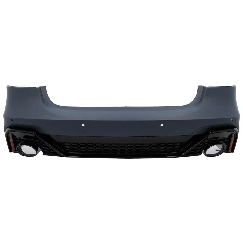 Paraurti posteriore compatibile con Audi A7 4K8 Sportback (2018-in poi) RS design (Cod. K-RBAUA74KRS