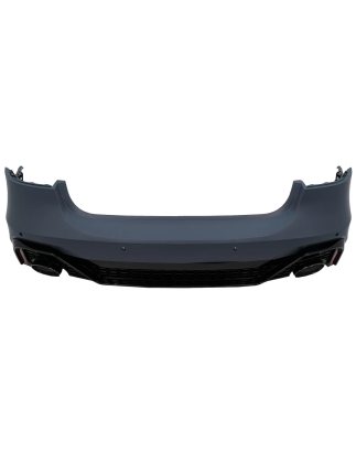 Paraurti posteriore compatibile con Audi A7 4K8 Sportback (2018-in poi) RS design (Cod. K-RBAUA74KRS