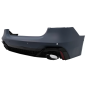 Paraurti posteriore compatibile con Audi A7 4K8 Sportback (2018-in poi) RS design (Cod. K-RBAUA74KRS