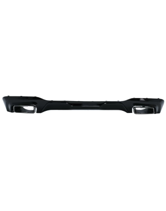 Paraurti posteriore Spoiler Diffusore con cromato Terminali di scarico compatibile con BMW 2 Serie F
