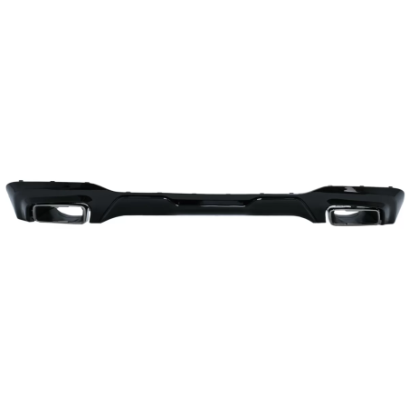 Paraurti posteriore Spoiler Diffusore con cromato Terminali di scarico compatibile con BMW 2 Serie F