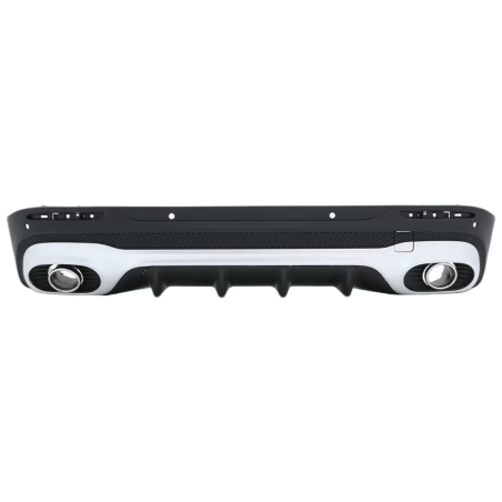 Diffusore posteriore con cromato Terminali di scarico compatibile con Mercedes GLB X247 SUV (2020-in