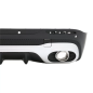 Diffusore posteriore con cromato Terminali di scarico compatibile con Mercedes GLB X247 SUV (2020-in