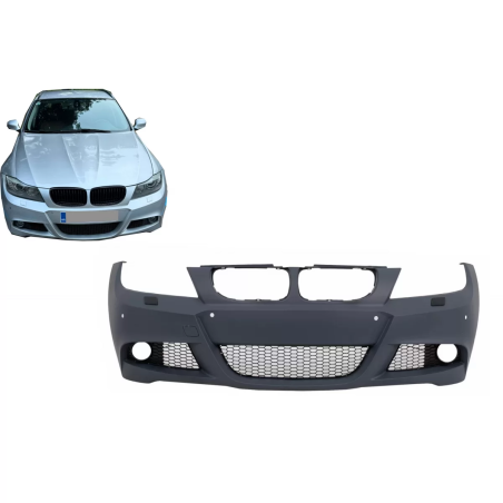 Paraurti anteriore compatibile con BMW 3 Serie E90 Berlina E91 Touring LCI (2008-2011) design M-Tech