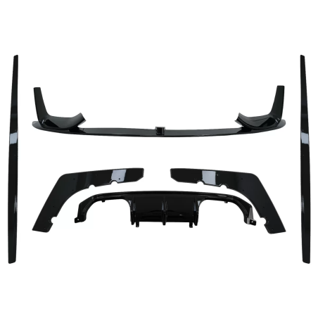 Aero Kit carrozzeria Paraurti anteriore Lip and Diffusore d'aria compatibile con BMW F80 M3 Berlina 