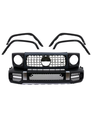 Complete Front Assembly Kit compatibile con Mercedes G-Classe W463 Facelift (2018-in poi) G63 look (