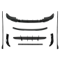 Aero Kit carrozzeria Extensions compatibile con BMW 4 Serie G22 (2020-in poi) M Tech (Cod. K-CBBMG22