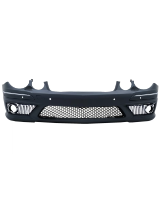 Paraurti anteriore compatibile con Mercedes Classe E W211 Facelift (2006-2009) conout Fendinebbia (C