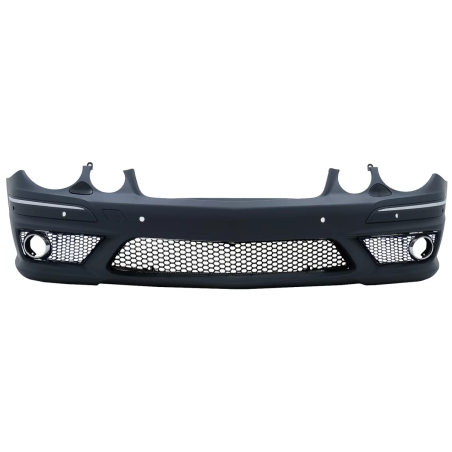 Paraurti anteriore compatibile con Mercedes Classe E W211 Facelift (2006-2009) conout Fendinebbia (C