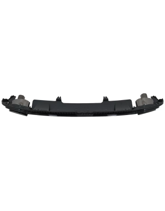 Paraurti posteriore Spoiler Diffusore Terminali di scarico compatibile con Audi A4 B9 8W (2016-2018)