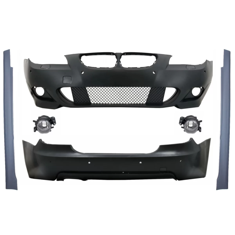 Kit carrozzeria compatibile con BMW 5 Serie E60 LCI (2007-2010) design M-Technik con PDC 18mm (Cod. 