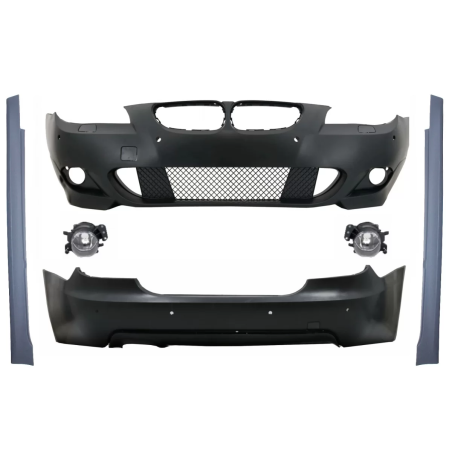 Kit carrozzeria compatibile con BMW 5 Serie E60 LCI (2007-2010) design M-Technik con PDC 18mm (Cod. 