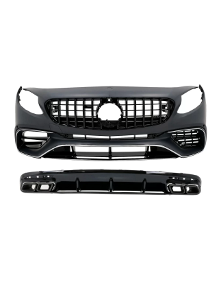 Kit carrozzeria compatibile con Mercedes S-Classe C217 Sport Line (2015-2021) S63 design (Cod. K-CBM
