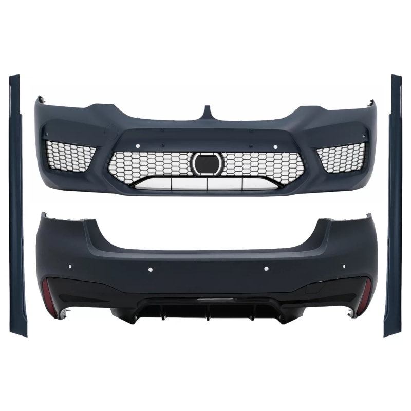 Kit carrozzeria completo compatibile con BMW 5 Serie G30 (2017-2019) design M5 PDC (Cod. K-CBBMG30M5