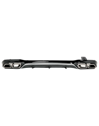 Diffusore posteriore con cromato Terminali di scarico compatibile con Mercedes Classe E W213 Sport L