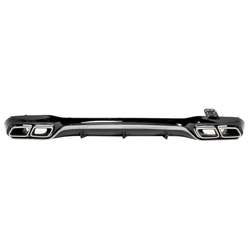 Diffusore posteriore con cromato Terminali di scarico compatibile con Mercedes Classe E W213 Sport L