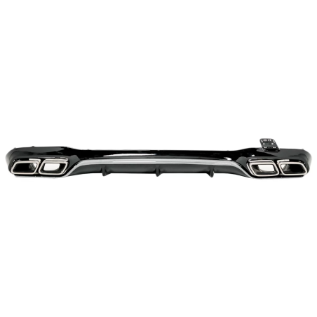 Diffusore posteriore con cromato Terminali di scarico compatibile con Mercedes Classe E W213 Sport L