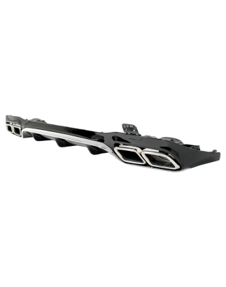 Diffusore posteriore con cromato Terminali di scarico compatibile con Mercedes Classe E W213 Sport L