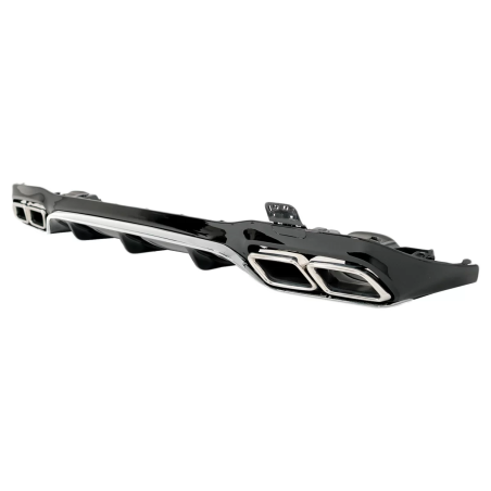 Diffusore posteriore con cromato Terminali di scarico compatibile con Mercedes Classe E W213 Sport L