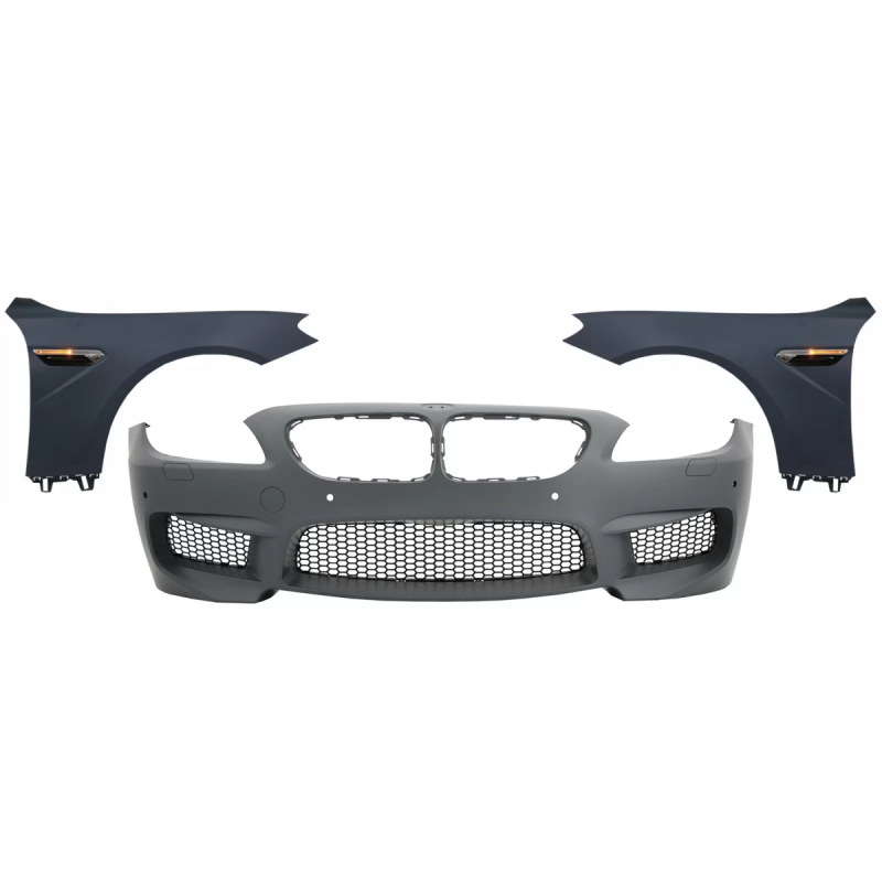 Paraurti anteriore con Parafanghi compatibile con BMW 6 Serie F06 Gran F12 Cabrio F13 (2011-2017) M6
